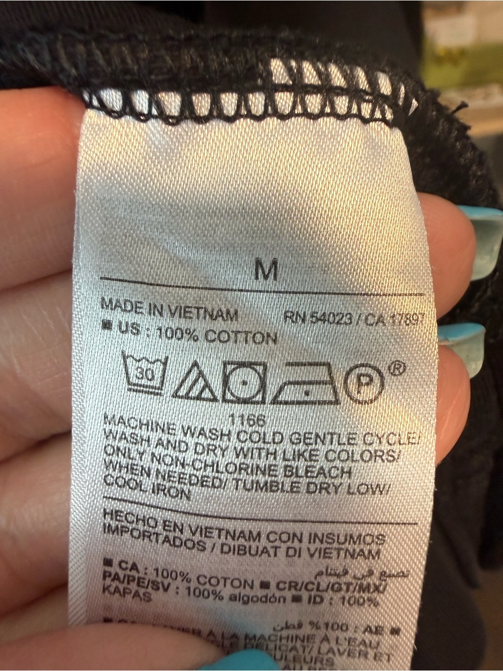 Old Navy Boxy Tee | Black | Size Medium - Picture 5 of 6